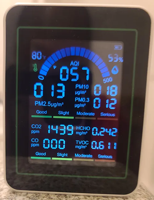 Poisoning started 2 minutes after flushing the toilet